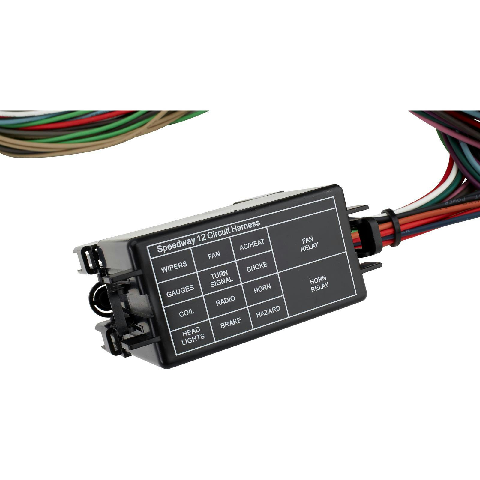 Simple 12 Circuit Wiring Harness Kit with 12v Fuse Block
