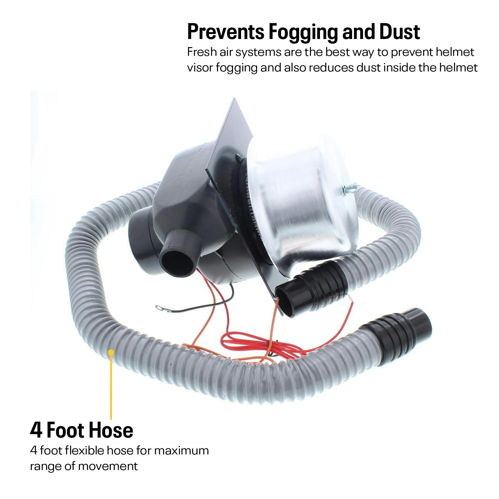 Tru-Air Racing Helmet Forced Air System with Pump Blower