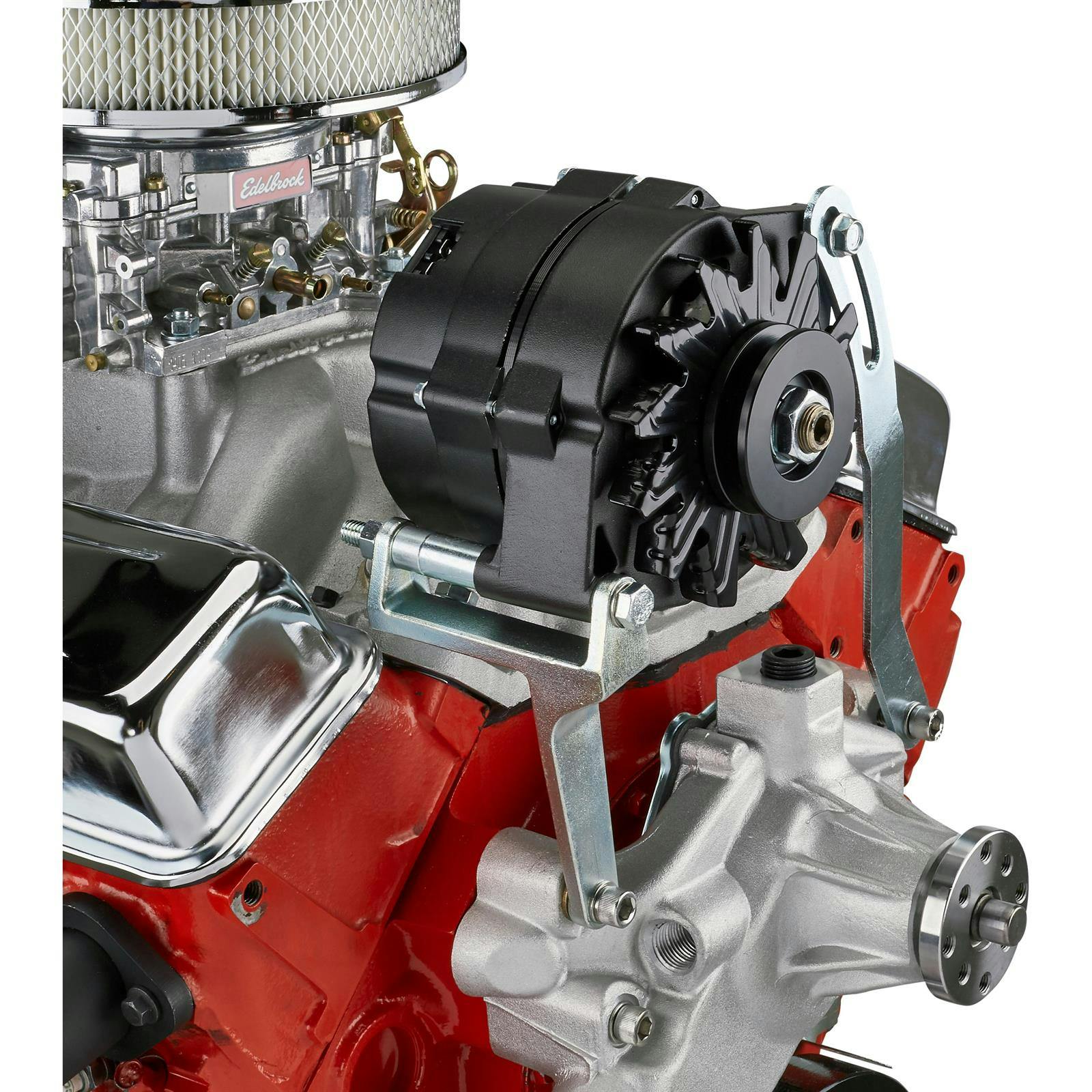 Small Block Chevy Upper Alternator Bracket, Plain