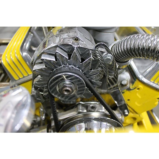 Small Block Chevy Upper Alternator Bracket, Plain