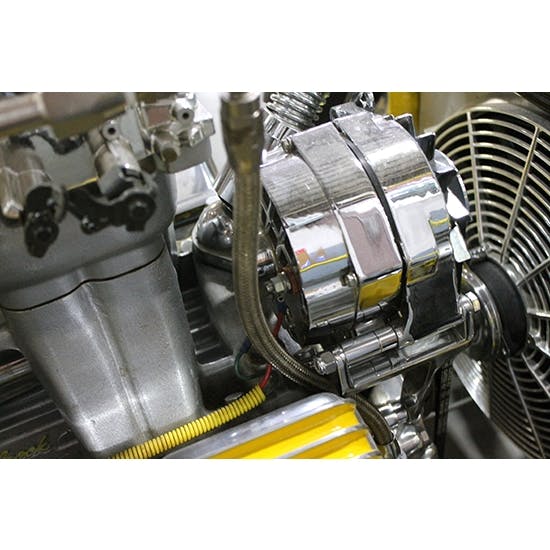 Small Block Chevy Upper Alternator Bracket, Plain