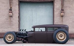 Wicked Chopped and Dropped 1930 Model A Tudor Sedan