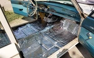 Installing Insulation & Loop Carpet on a Car Floor