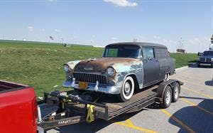 Transmission Replacement on a 55 Chevy