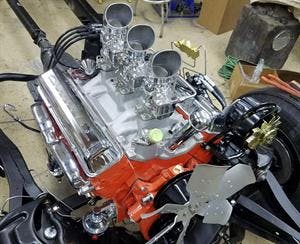 55 Chevy Engine Build
