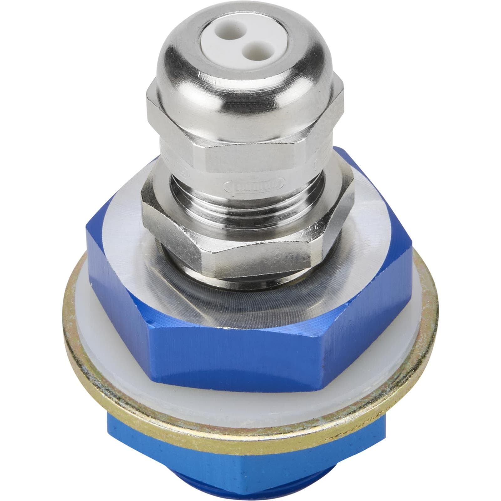 ATL Fuel Cells CFD-505 2-Wire Aluminum Wire-Thru Bulkhead Fitting