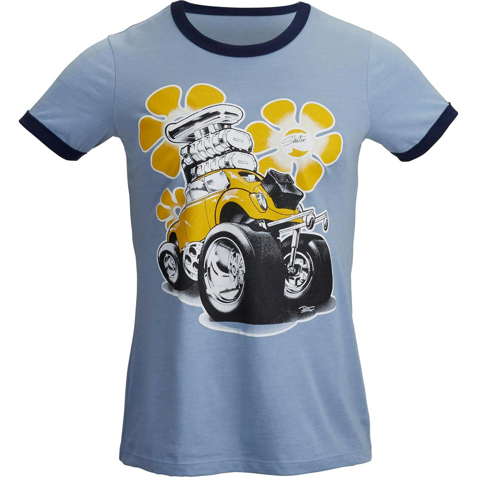 Styled by Shuten 100929 Bug Zinger Ladies Ringer T-Shirt