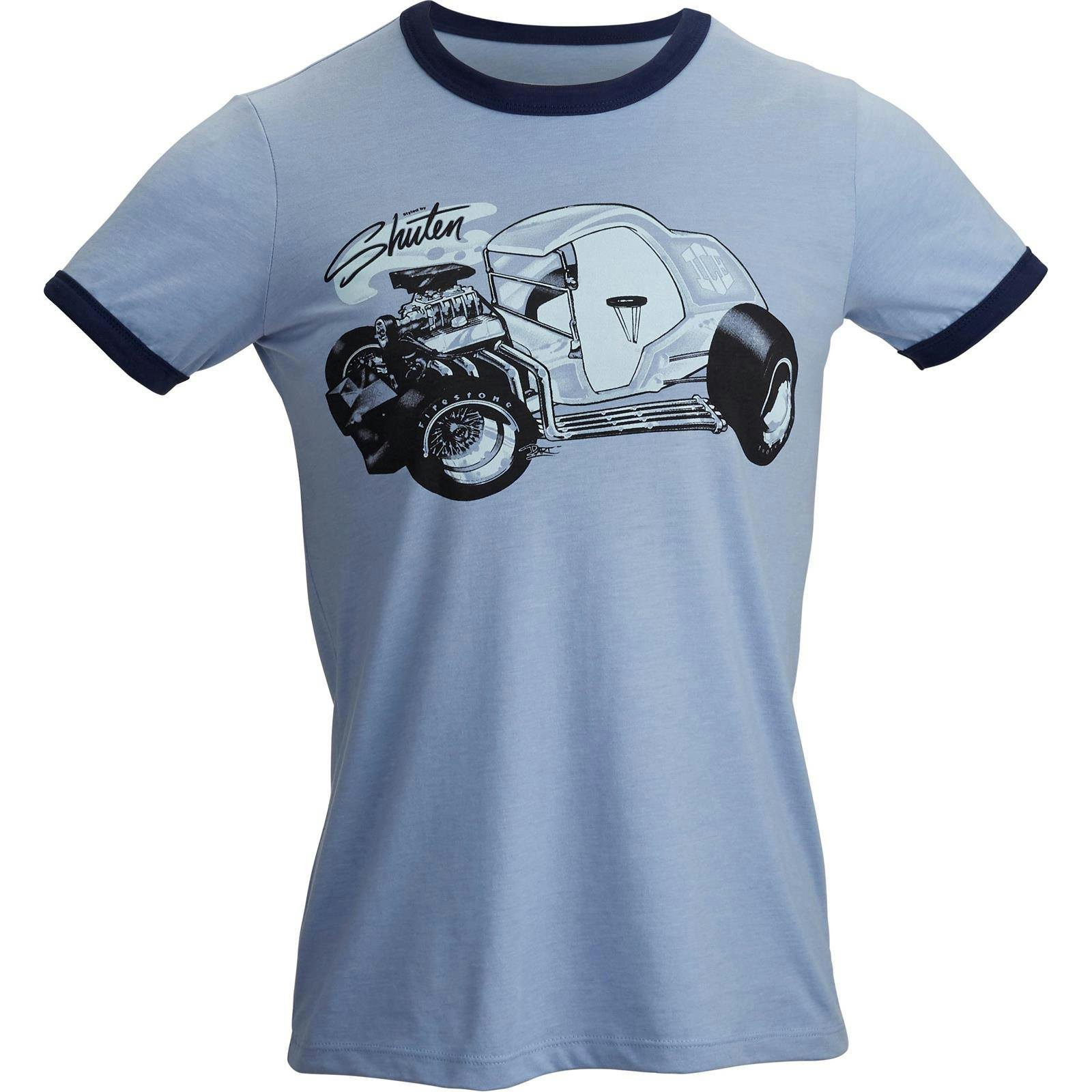 Styled by Shuten 101100WR Ice Truck Ladies Ringer T-Shirt