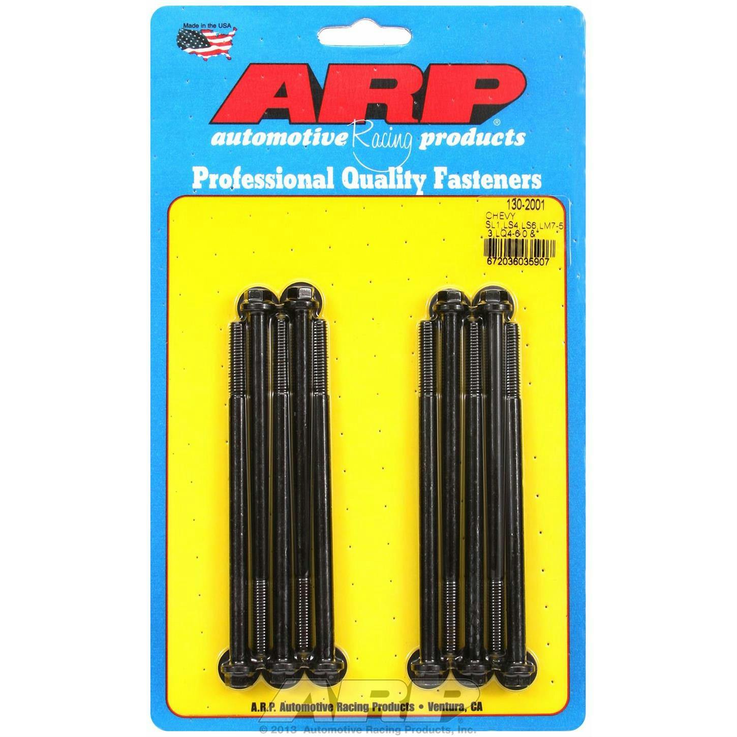 ARP 130-2001 Intake Manifold Bolt Kit, Chevy LS w/Stock Intake