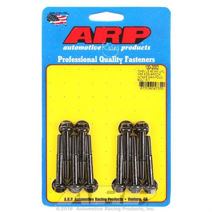 ARP 130-2002 Intake Manifold Bolt Kit Chevy LS w/Edelbrock Intake