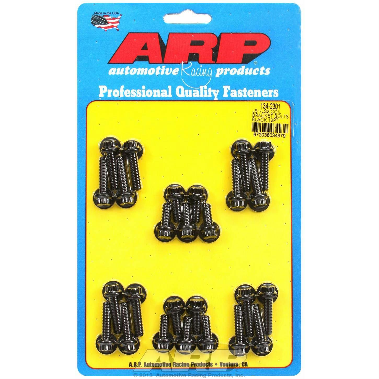 ARP 134-2301 Coil Pack Bracket Bolt Kit, Chevy LS Engine, 12-pt