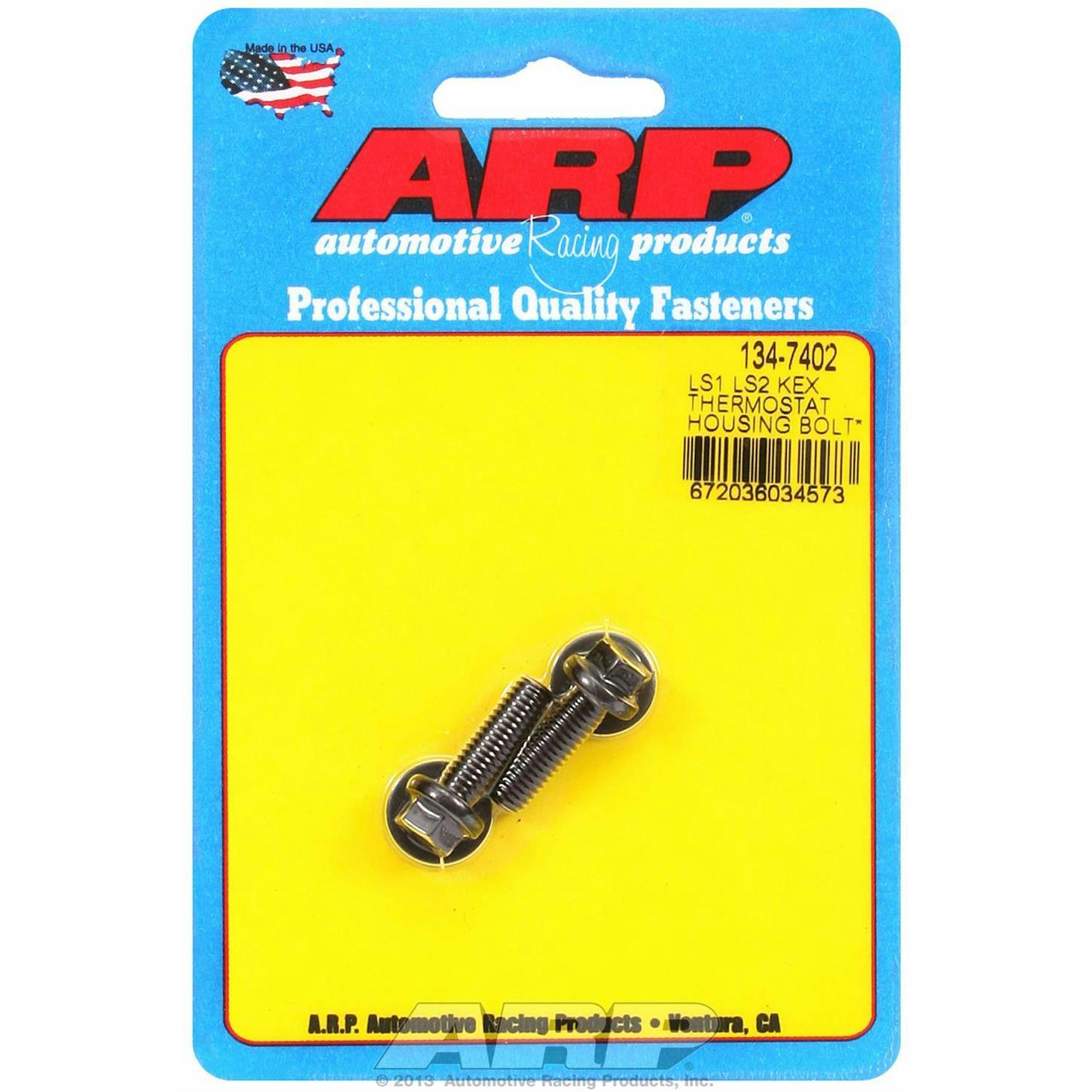 ARP 134-7402 Thermostat Housing Bolt Kit, Chevy LS Engine, Hex