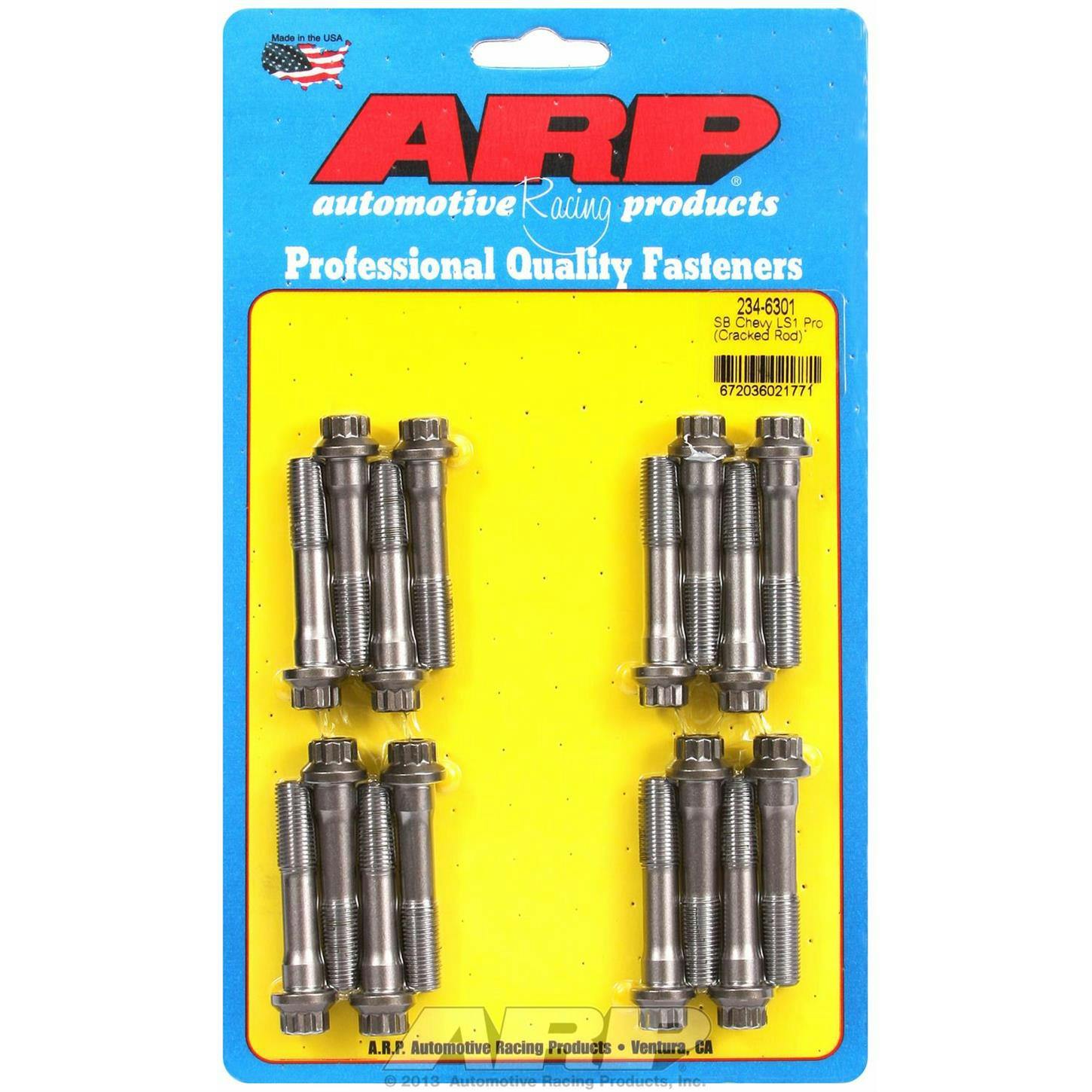 ARP 234-6301 Pro Series ARP2000 Rod Bolt Kit, Chevy LS Engine