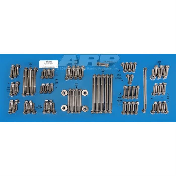 ARP 534-9505 Engine/Acc Fastener Kit LS Engine, Stainless 12-pt