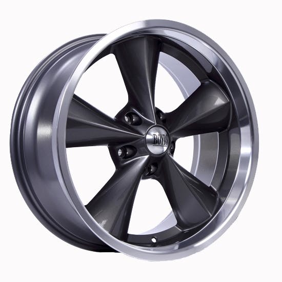 Boyd Coddington Wheels BC1-296150G 20x9 Gray Wheel, 5x4-3/4