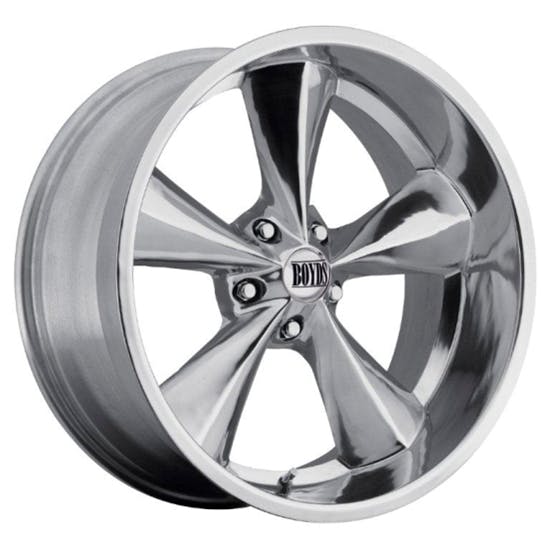 Boyd Coddington Wheels BC1-776540P 17x7 Polished Wheel, 5x4.5