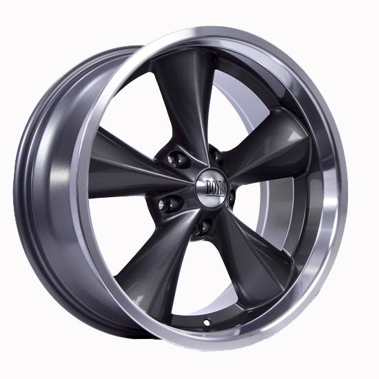 Boyd Coddington Wheels BC1-876540G 18x7 Gray Wheel, 5x4.5