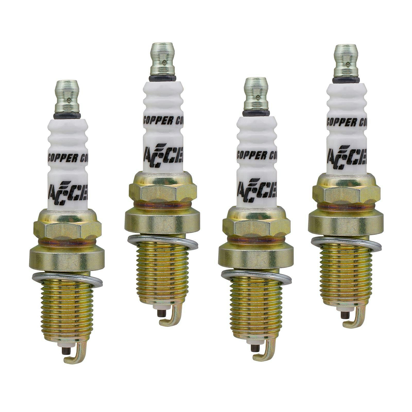 ACCEL 0414S-4 Spark Plug , 14mm Thread, Shorty, .750 Inch, Copper