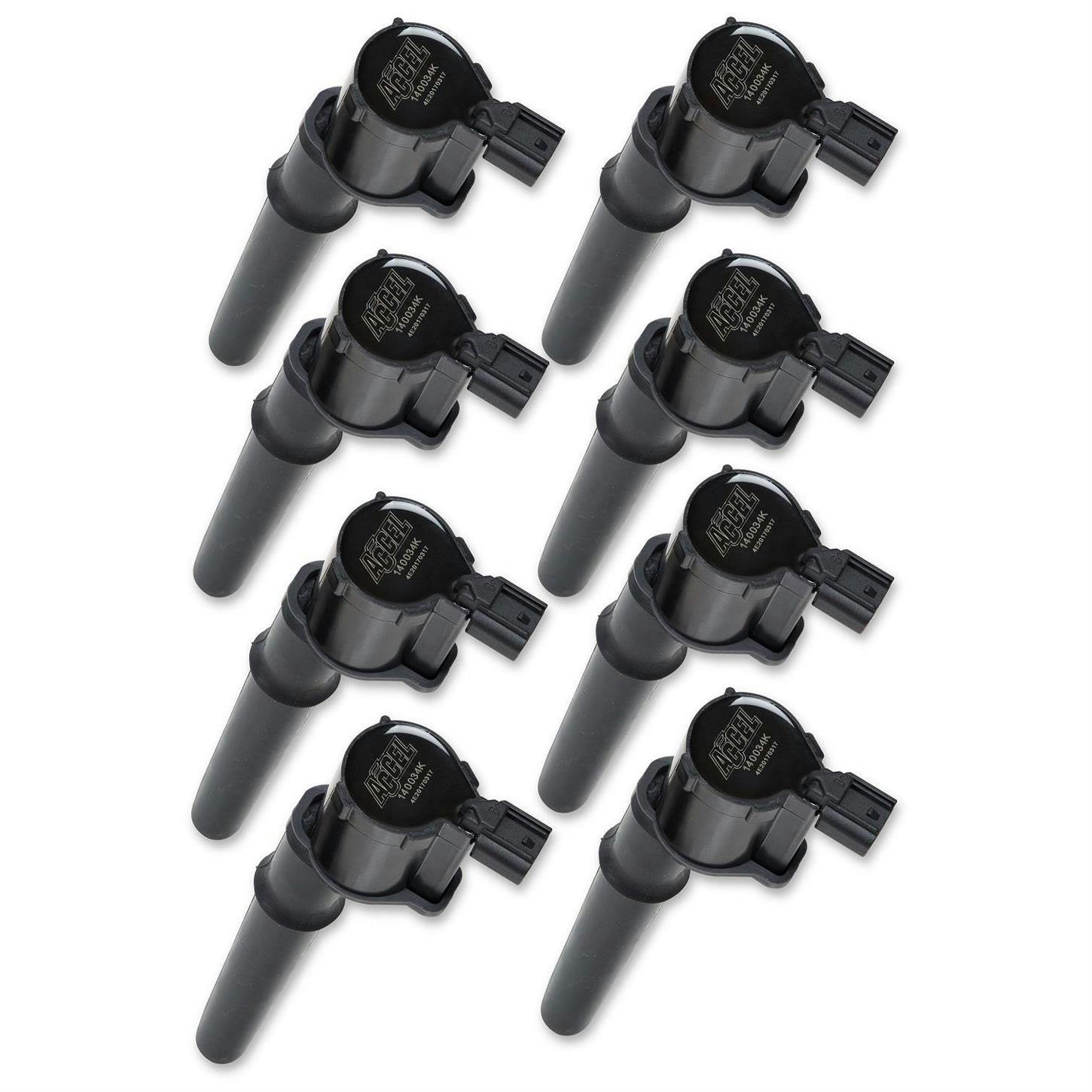 ACCEL 140034K-8 Ignition Coil, Supercoil -Ford 4 Valve Modular