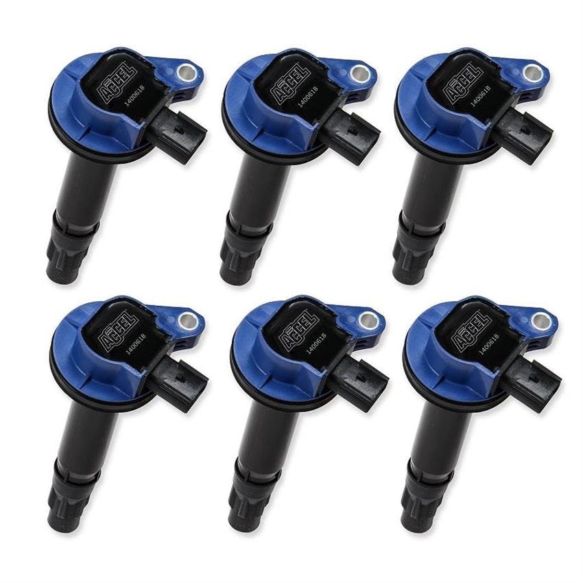 ACCEL 140061B-6 Ignition Coil, Super Coil Series, 2007-16 Ford V6