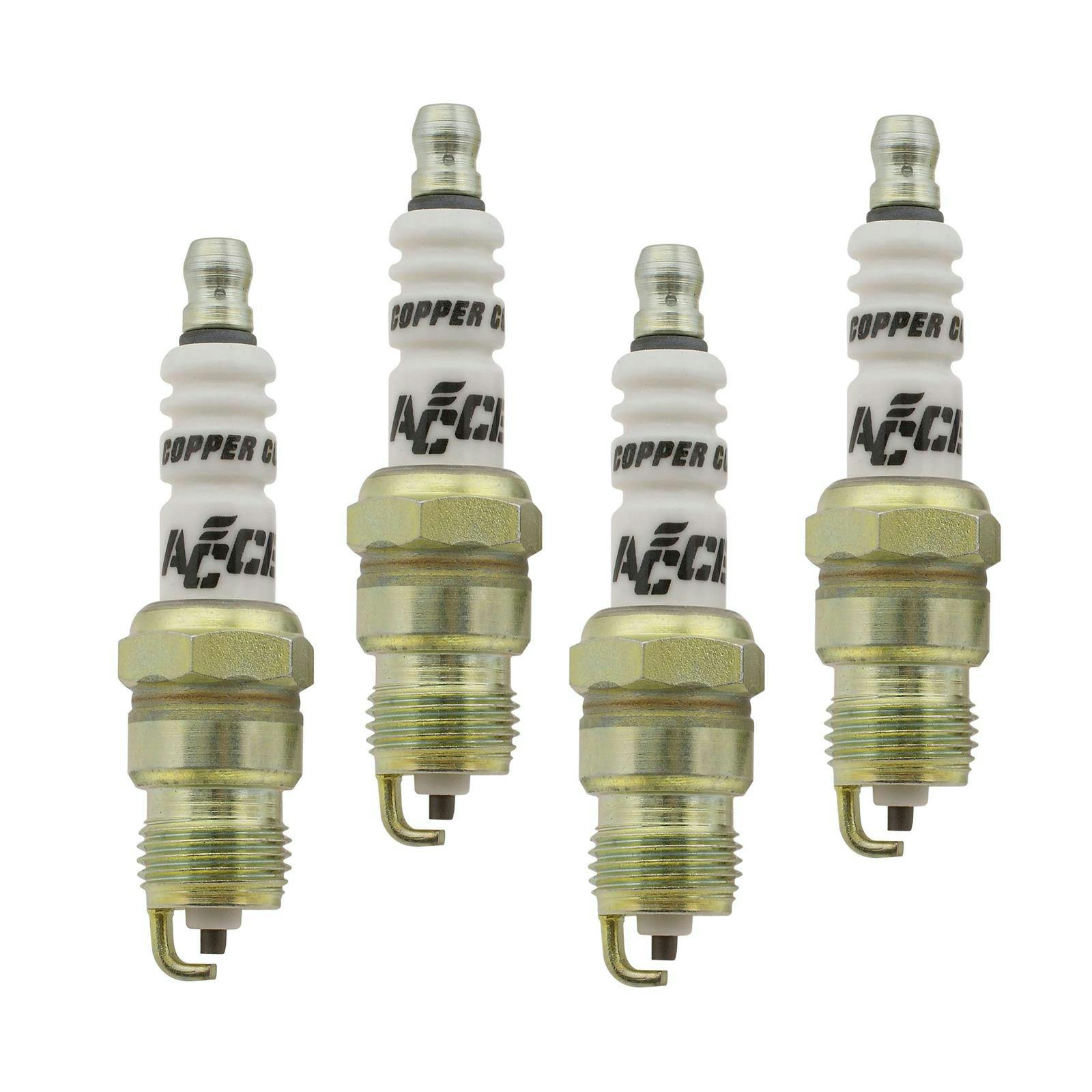 Accel 0574S-4 Shorty Spark Plug, 5/8 Hex, .460 Reach Tapered 4/Pk