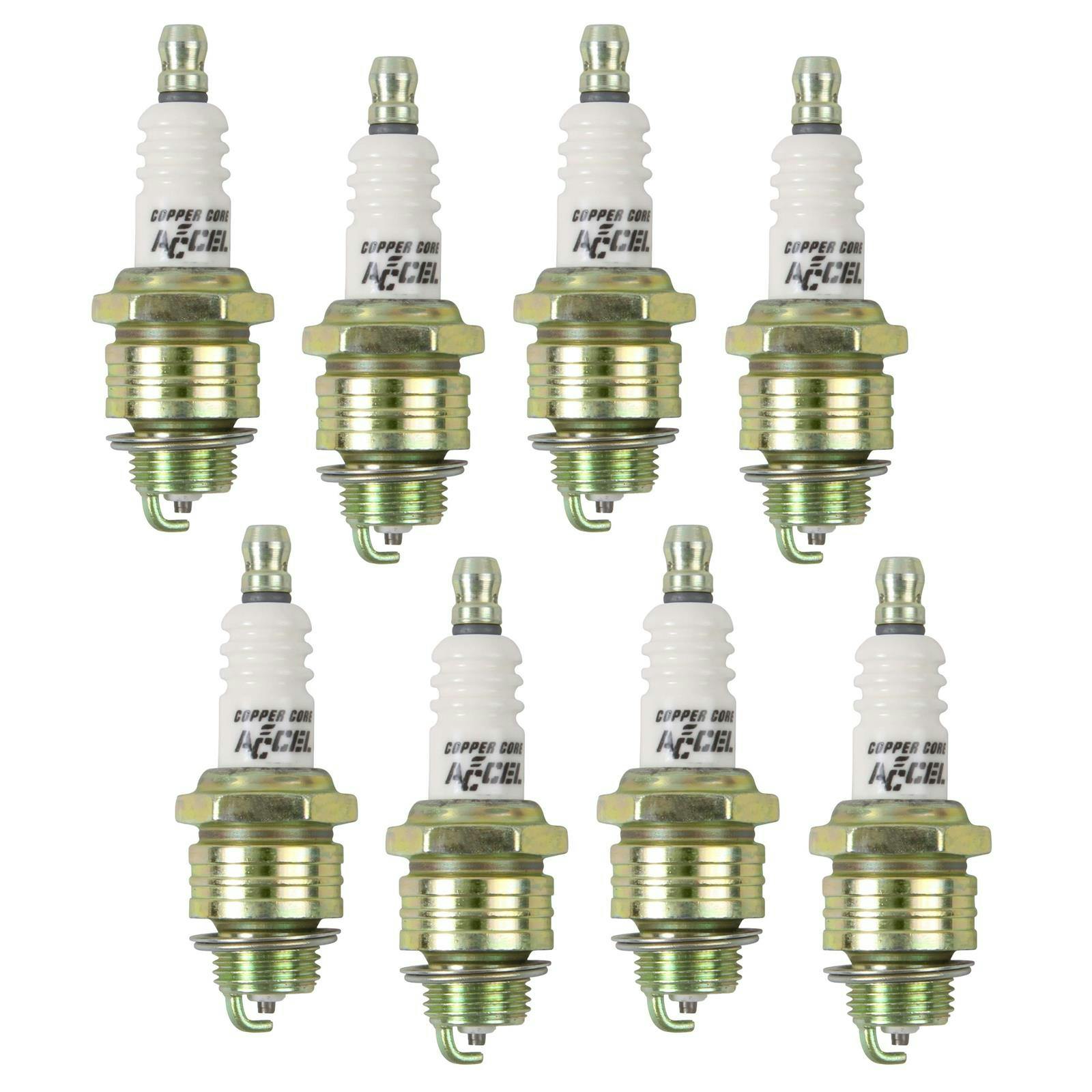 ACCEL 8197 Spark Plug, 14mm Thread, .375 In, Gasket Seat, 13/16 Hex