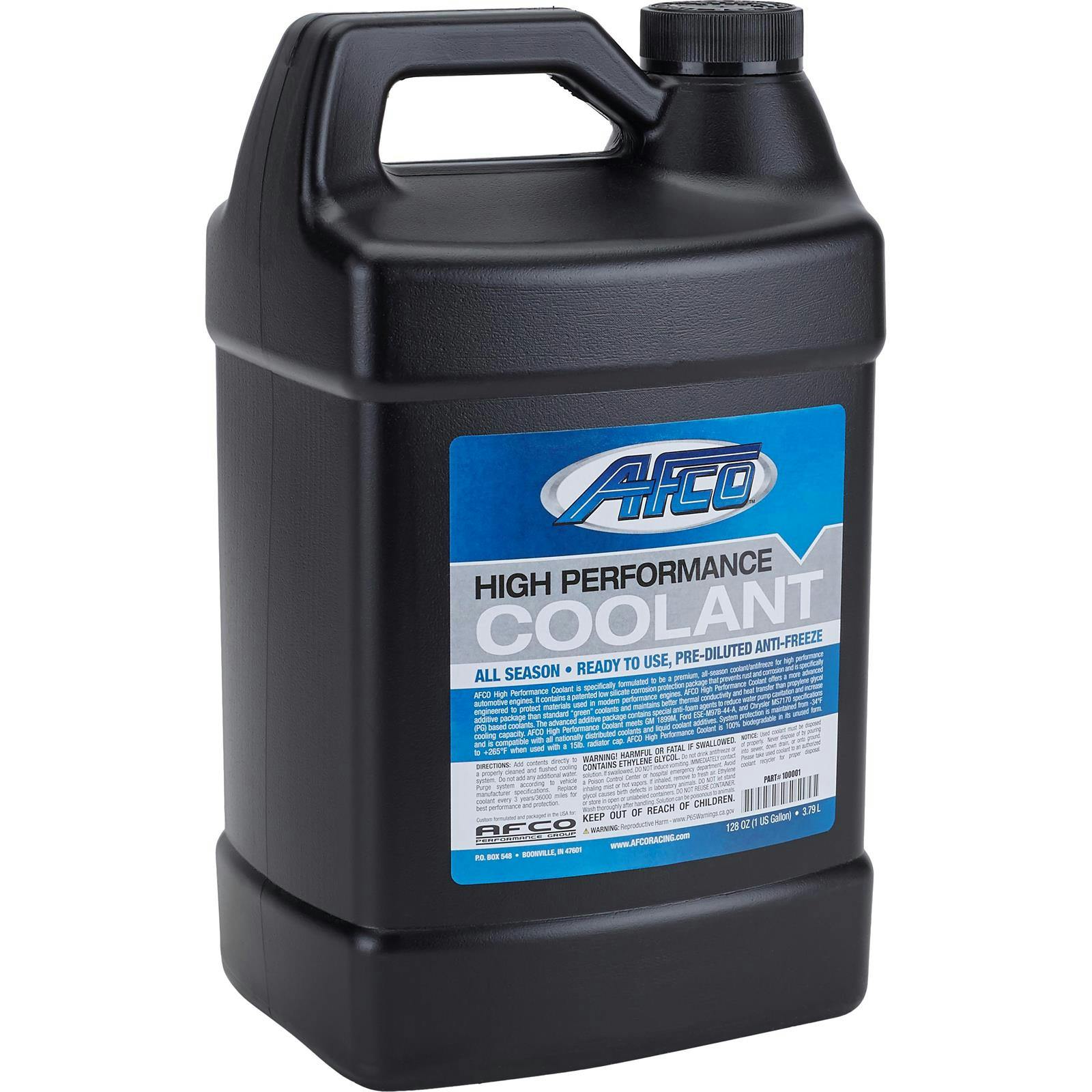AFCO 100001 High Performance Antifreeze Coolant, 1 Gallon