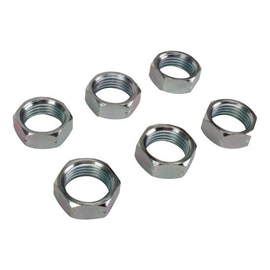 AFCO Reduced Diameter Steel Jam Nuts, 5/8-18 LH, Pack/6