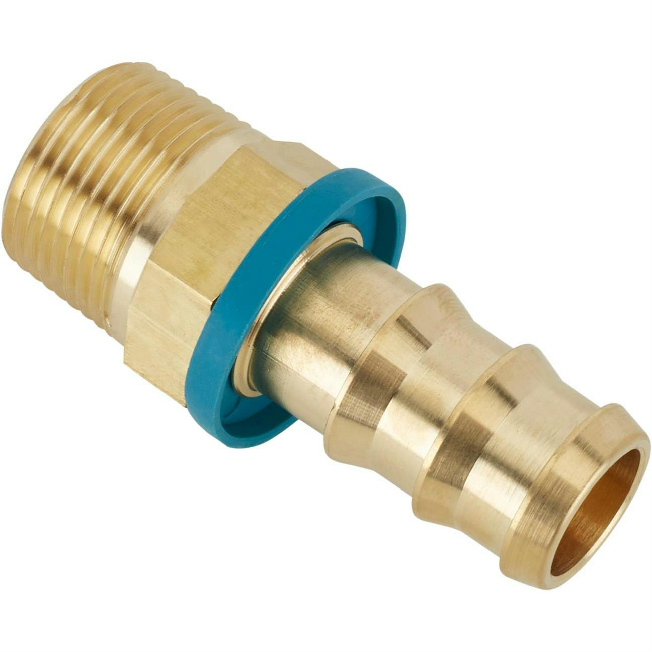 Straight Socketless Push-On Fitting, 30 Degree Taper, -12 AN - 3/4 NPT