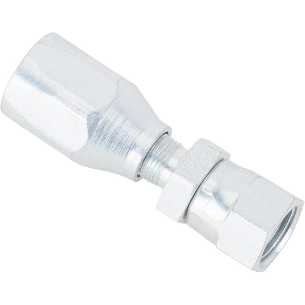 Steel -6 AN Fitting for Aeroquip FC300 High Pressure Hose, Straight