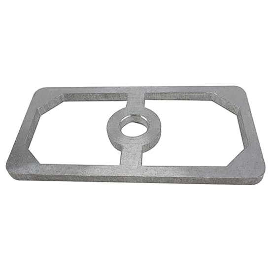 AFCO Aluminum Leaf Spring Lowering Block, 1/4 Inch
