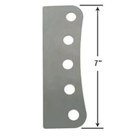 AFCO 5-Hole Steel Mounting Bracket, 1/2 Inch Holes