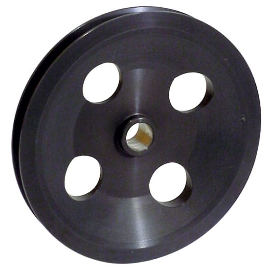 AFCO 37384 Power Steering Pump Replacement 6 Inch V-Pulley Only