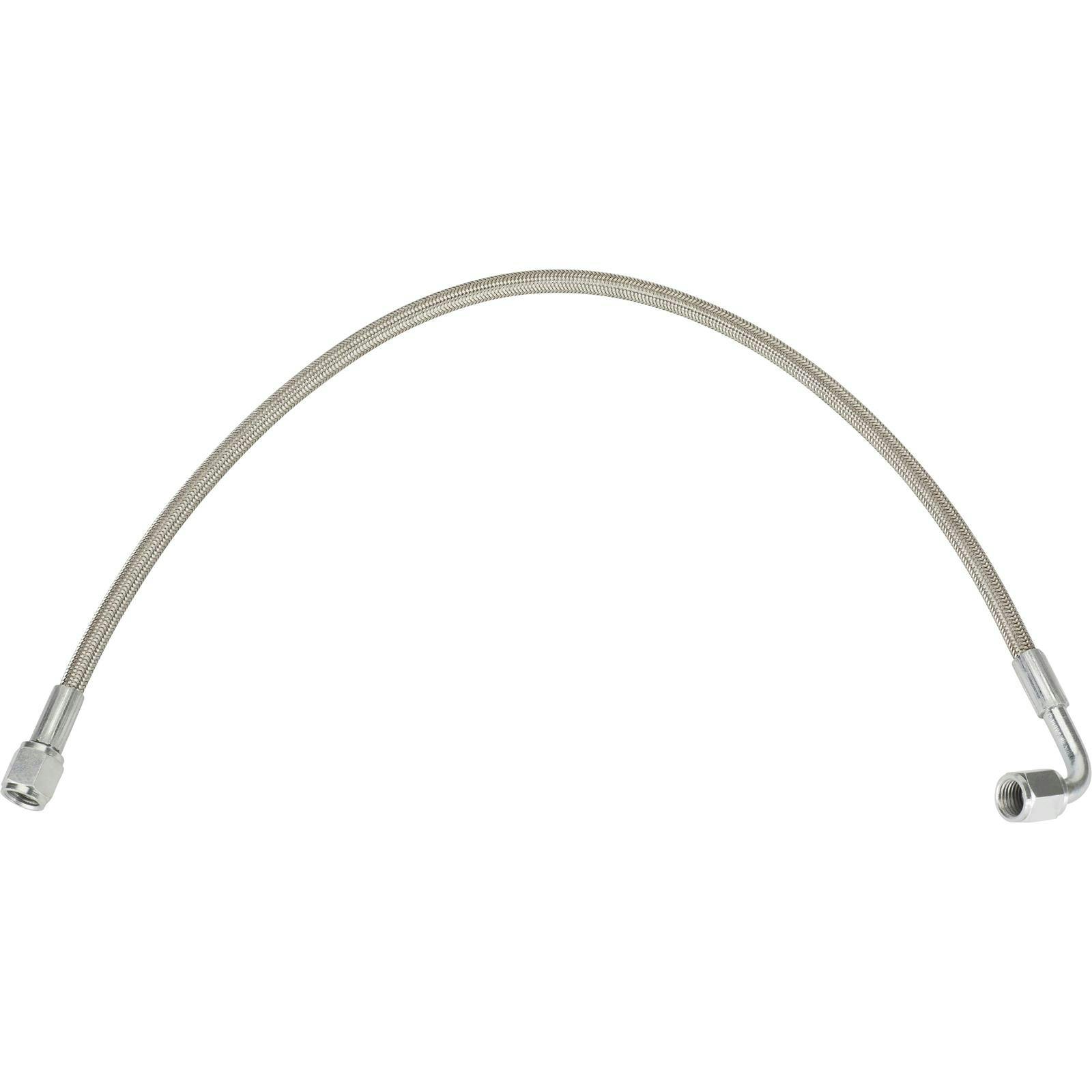 AFCO 18 Inch Brake Hose w/ 90 Degree -4 Ends