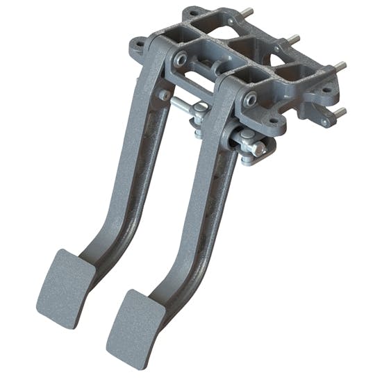AFCO 6610001 Forward Mount Dual Swing Brake/Clutch Pedals, 6.25: Ratio