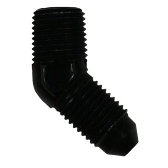Afco 6680001 Aluminum 45 Degree Brake Fitting, 1/8 NPT Male/-3 AN Male