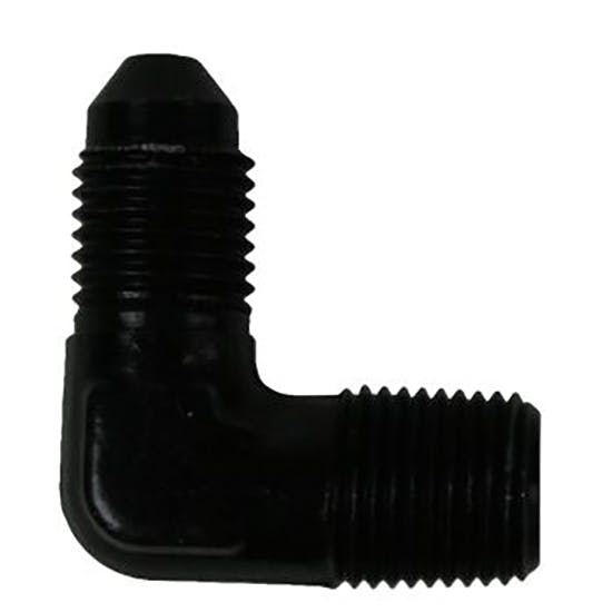 Afco 6680006 Aluminum 90 Degree Brake Fitting, 1/8 In. NPT Male, -4 AN