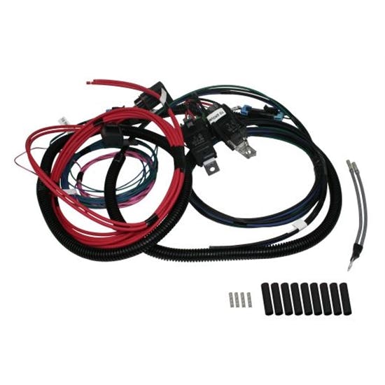 Afco 8000044402 Universal Dual Cooling Fan Wire Harness, 40 Amp Relays