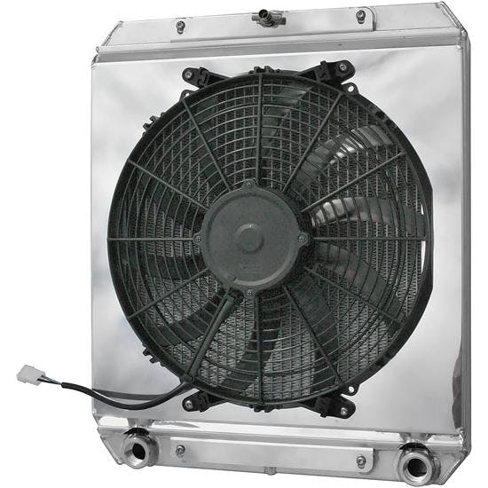 AFCO 80108N Dragster/Roadster Double Pass Radiator w/ Fan and Shroud