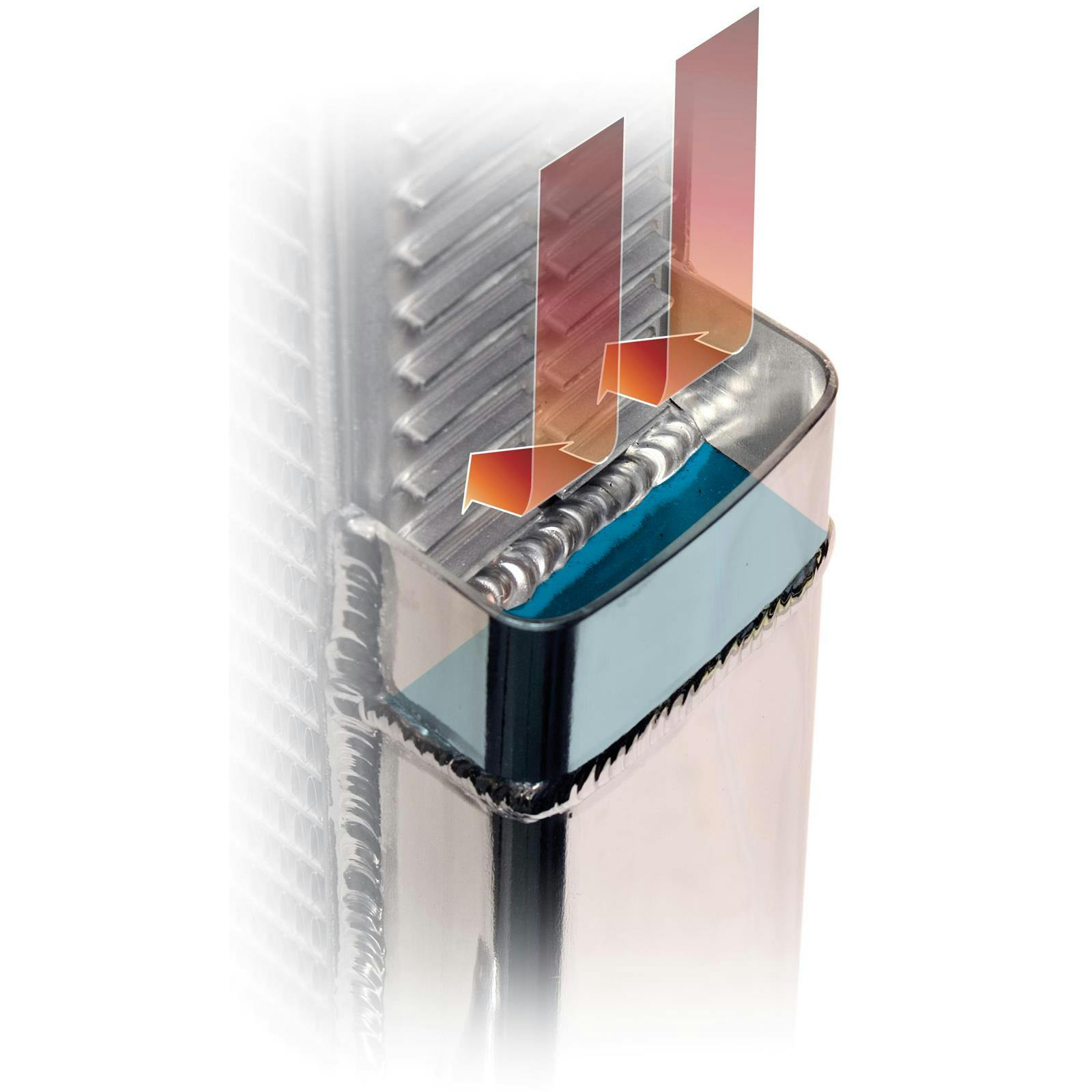 AFCO 80186NDP-U 1.5 Inch Tube Double Pass Radiator 24 x 19 Chevy