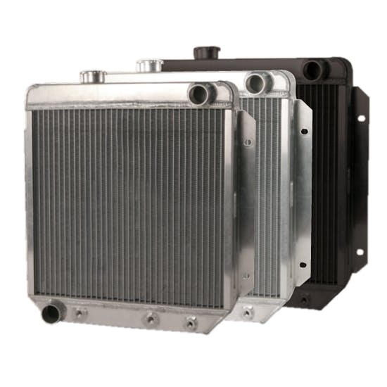 AFCO 1963-66 Falcon/Comet/Mustang Radiators, Optional Fan/Shroud