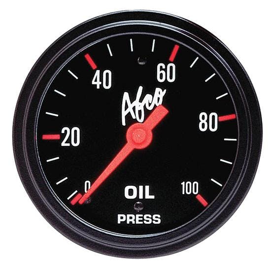 AFCO 85241 Mechanical Oil Pressure Gauge