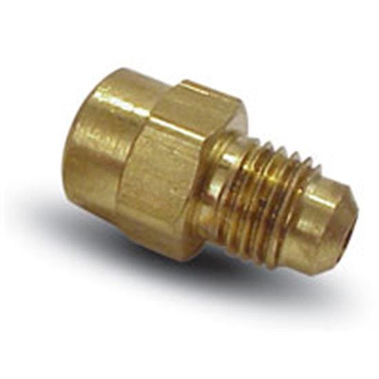 AFCO 85259 Brass Gauge Fitting Adapter, 1/8 Inch Female Pipe to -4 AN