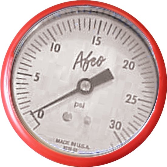 AFCO 85362 0-30 psi Replacement Air Pressure Gauge