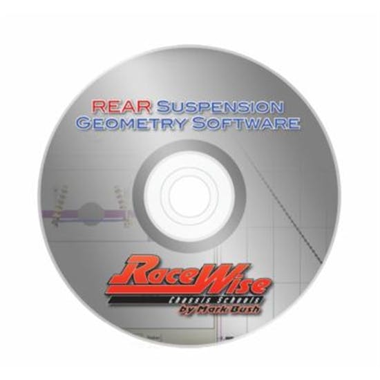 Racewise RWREAR Rear Suspension Geometry Software