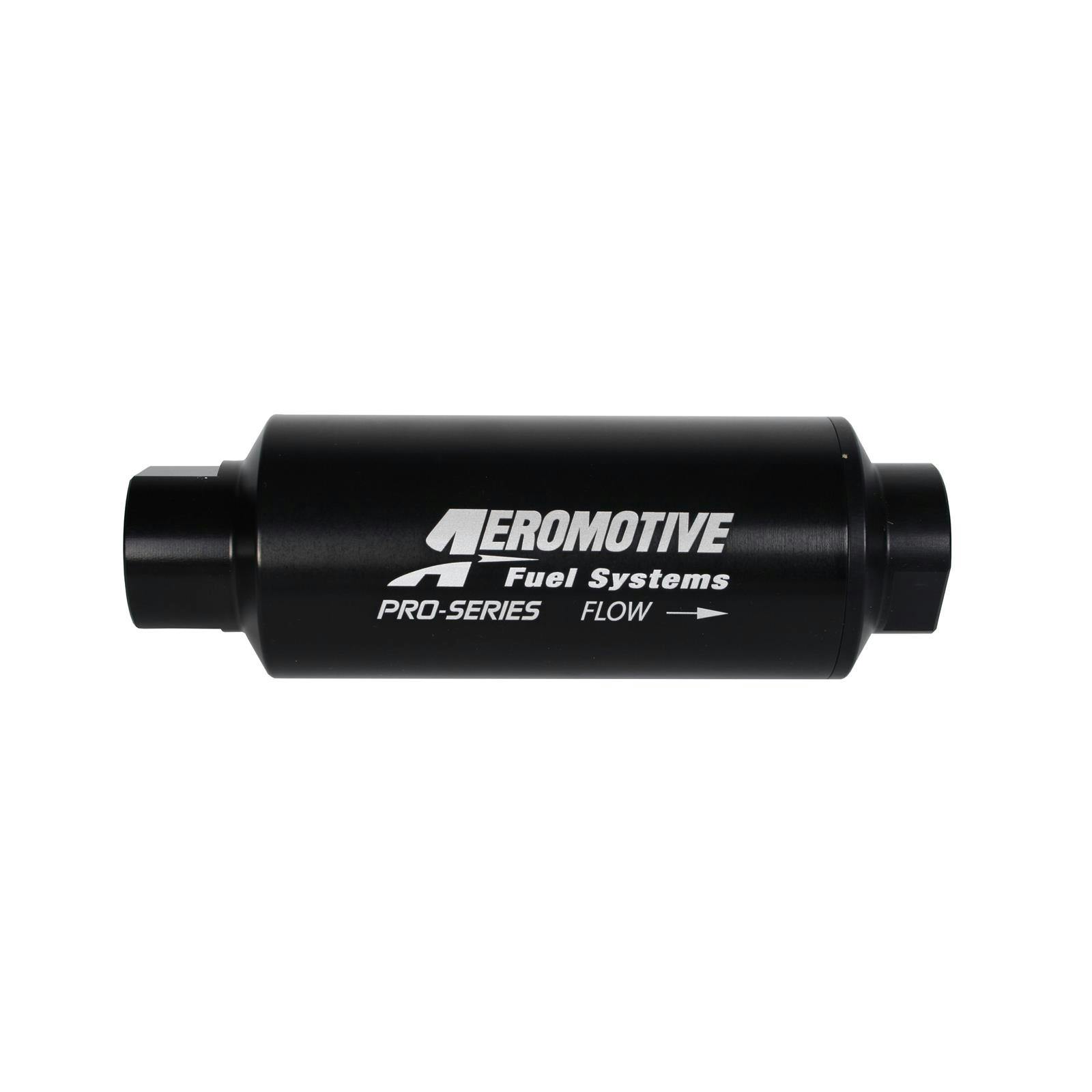 Aeromotive 12342 40-M Pro Series SS Inline Fuel Filter, -12 AN