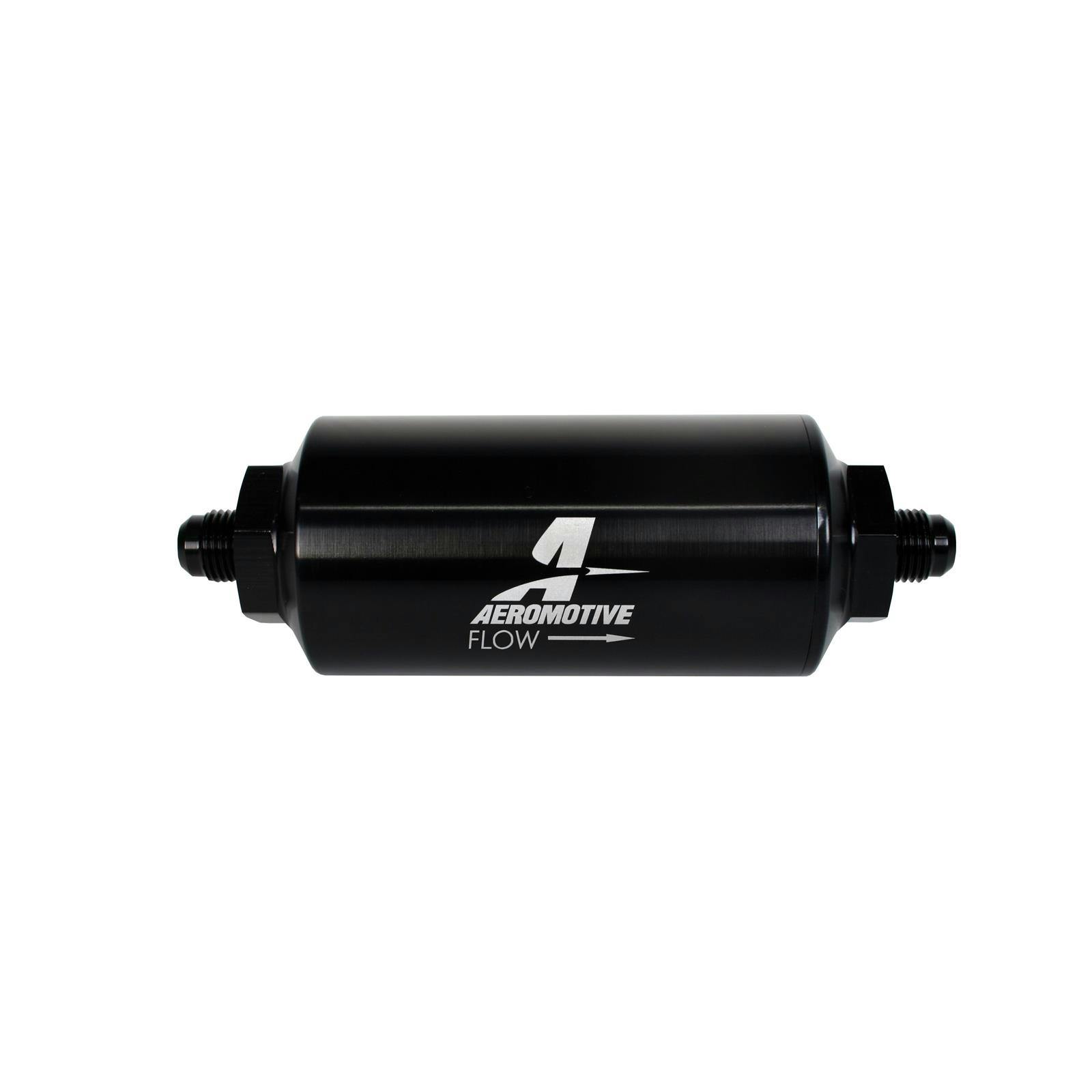 Aeromotive 12345 10-Micron Microglass Inline Fuel Filter, -6 AN