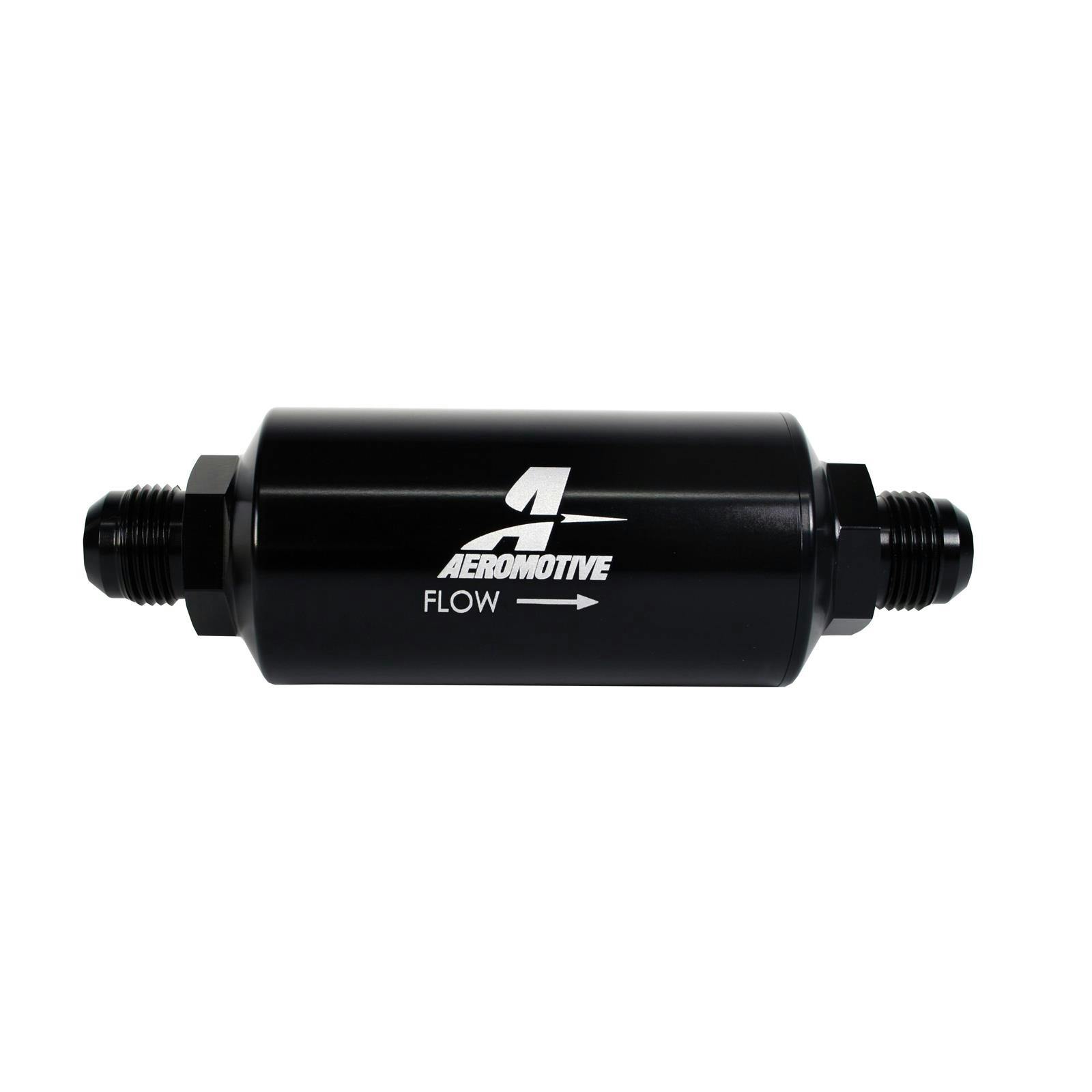 Aeromotive 12385 10-Micron Microglass Inline Fuel Filter. -10 AN