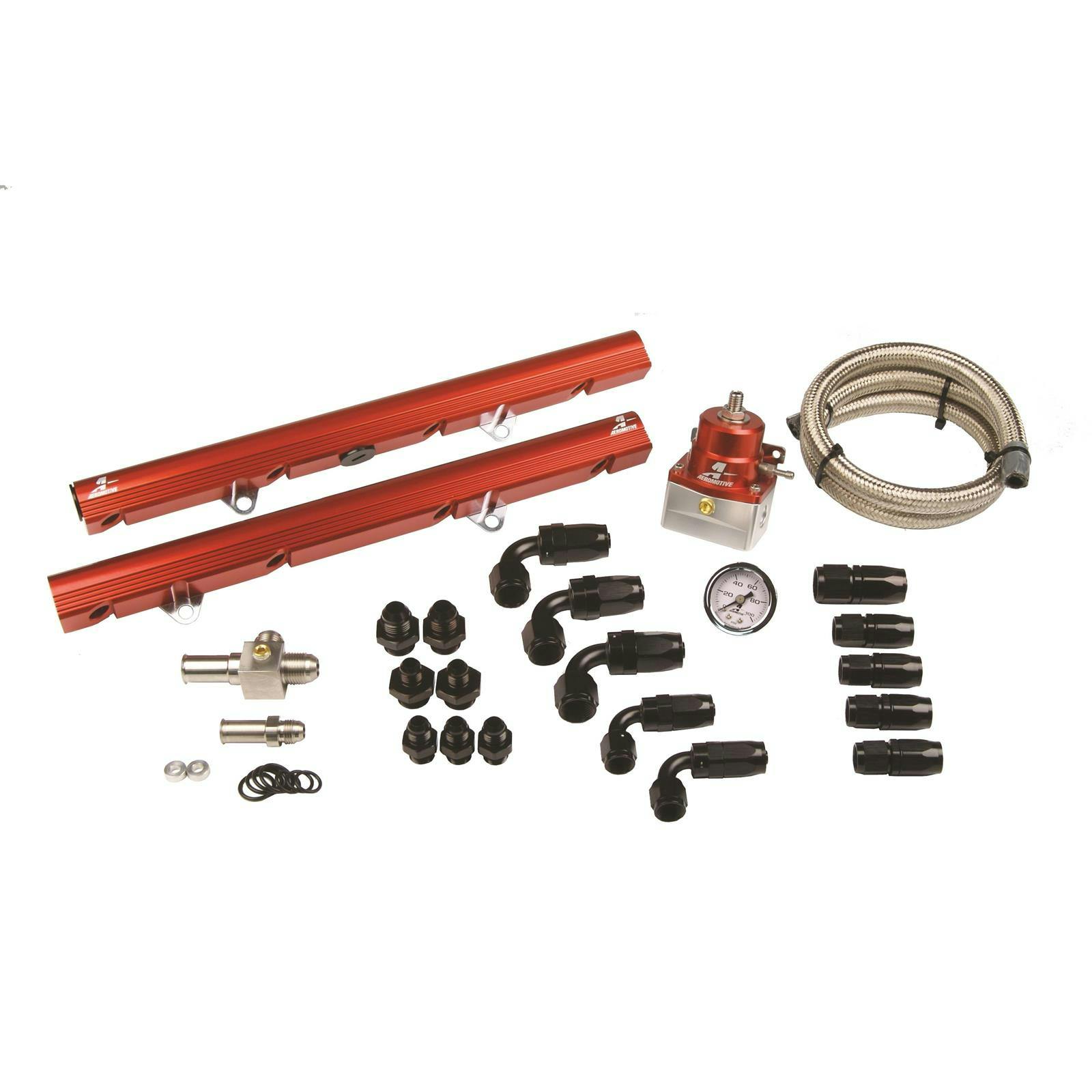 Aeromotive 14102 Billet Fuel Rail System,86-95 Ford 5.0L GT/Cobra