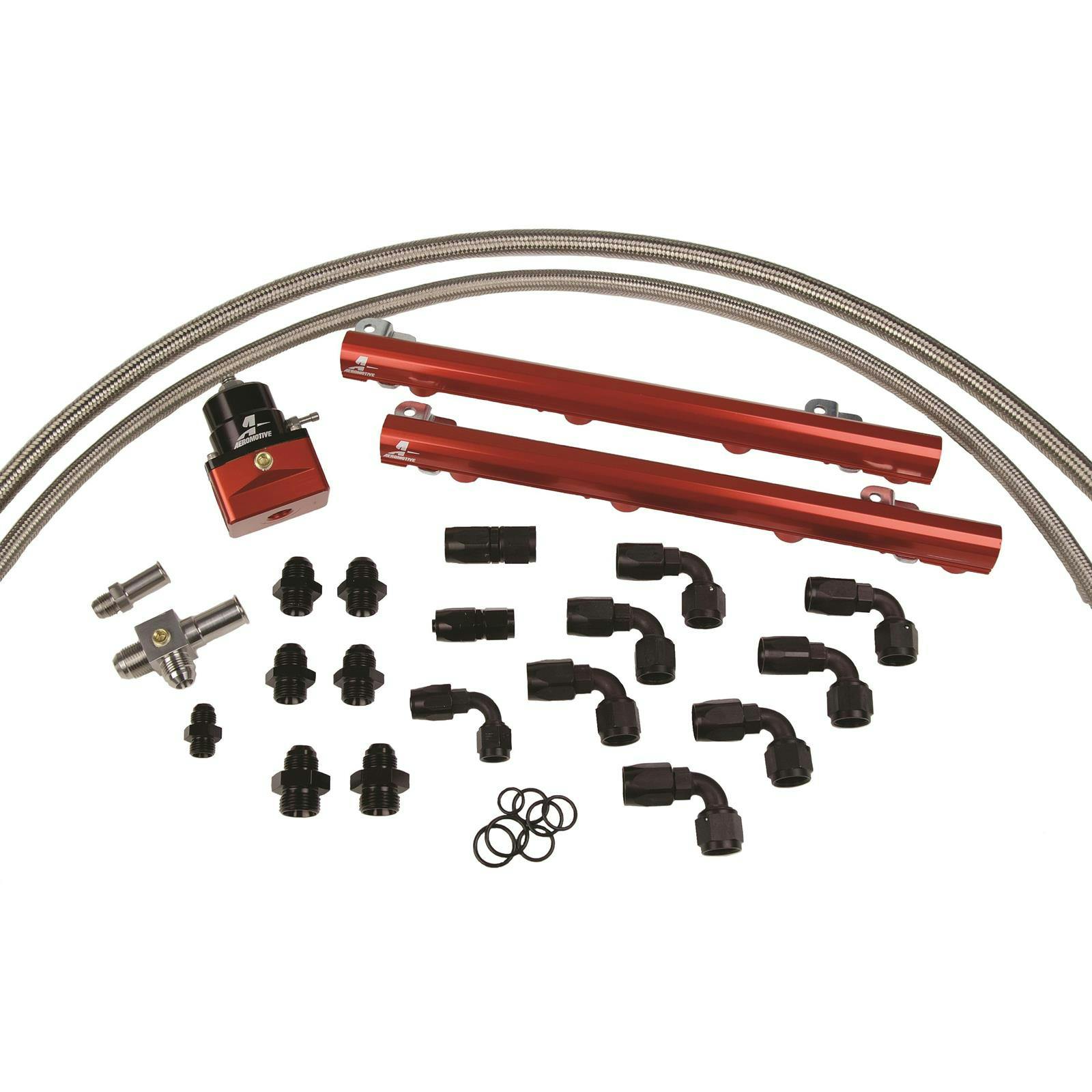 Aeromotive 14125 Fuel Rail System Kit, 1996-98-1/2 Ford SOHC 4.6L